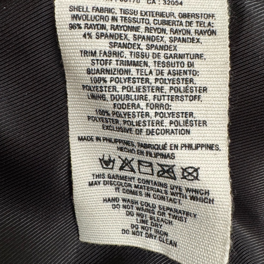 Chic Black And Gray Button Down Jacket With High … - image 8